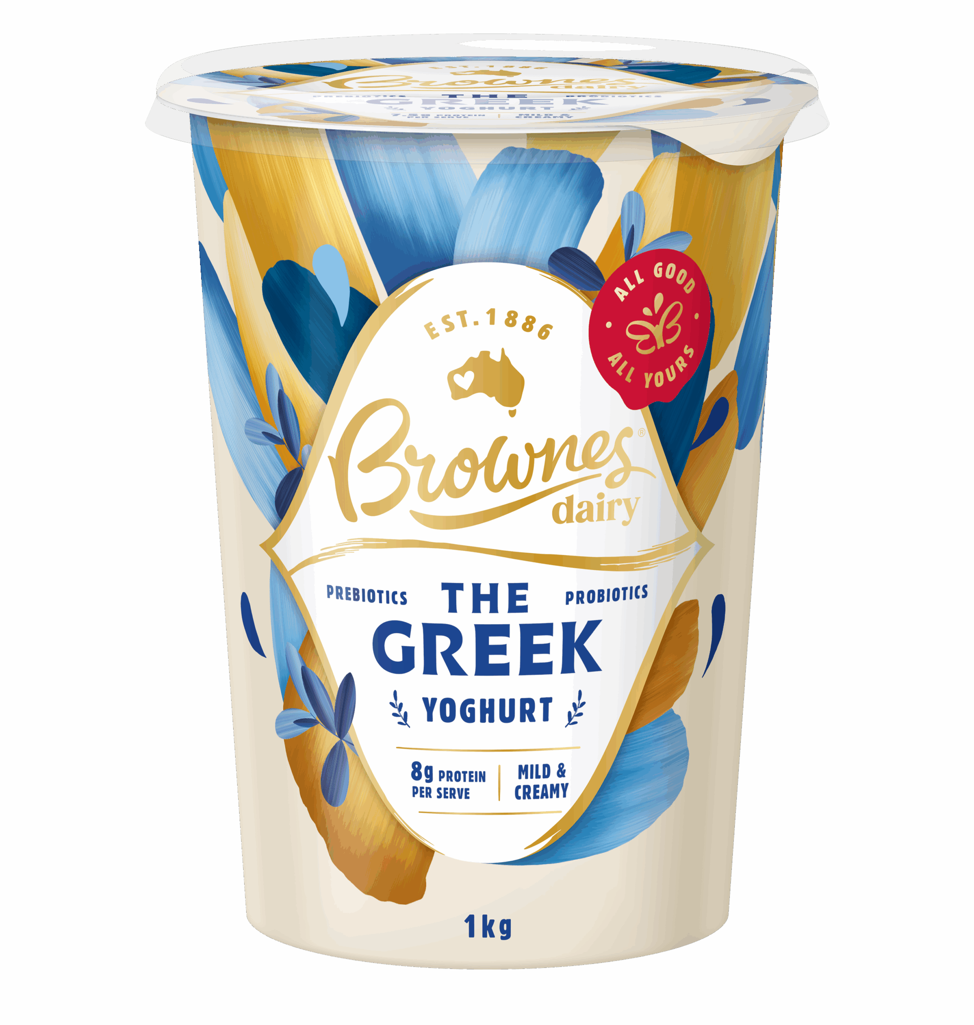Greek Style All Natural Yoghurt Tub | Brownes Dairy