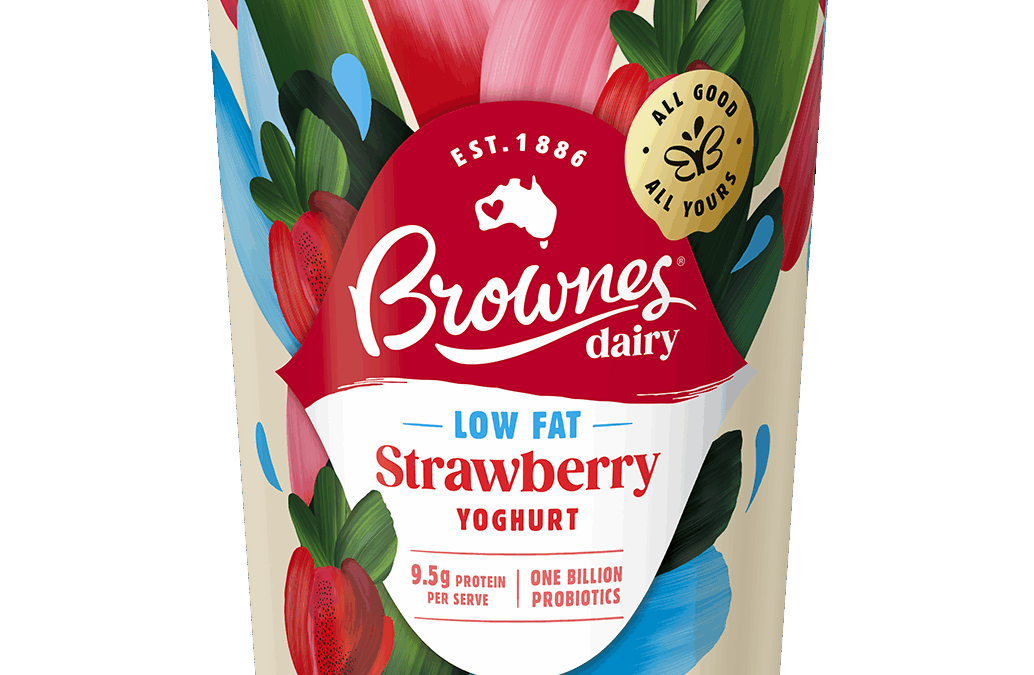 Low Fat Strawberry Yoghurt Tub
